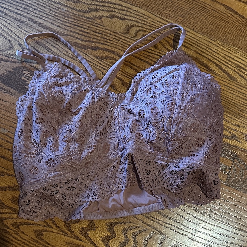Maurices Lace Bralette in Soft Purple